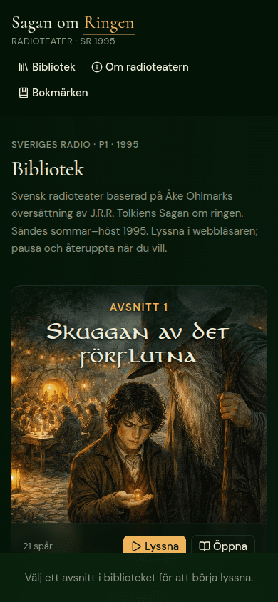 Sagan om Ringen på mobil