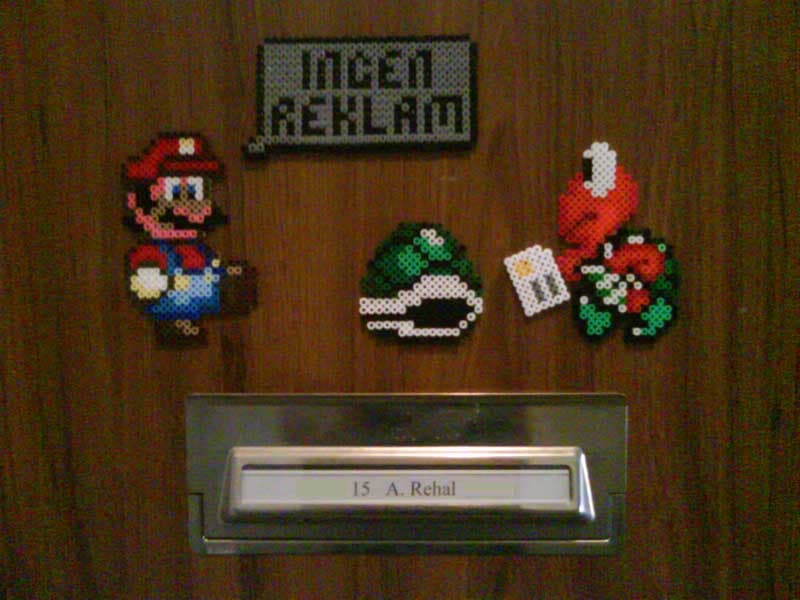 Mario Ingen Reklam Tack Pärlplatta